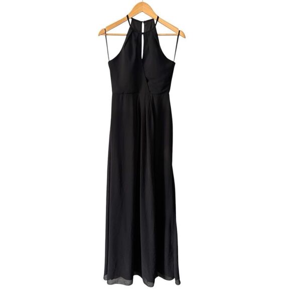 BHLDN Marco Black Maxi Dress Extra Small - Picture 2 of 5